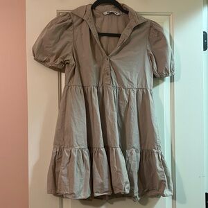 Zara babydoll mini dress